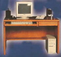 Rotated Large Desk No Drawers